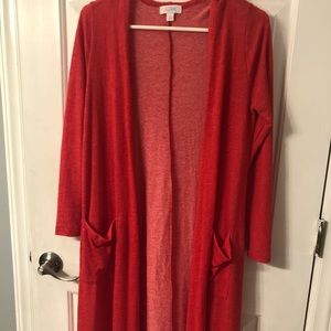 Lularoe Duster Cardigan with pockets